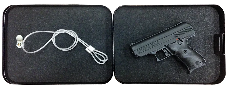 9MM 3.5" Black As-polymer W/lock Box