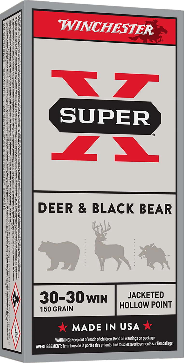 WINCHESTER Ammo X30301 Super X 30-30win 150gr Jacketed Hollow Point 20 Per Box/10 Case