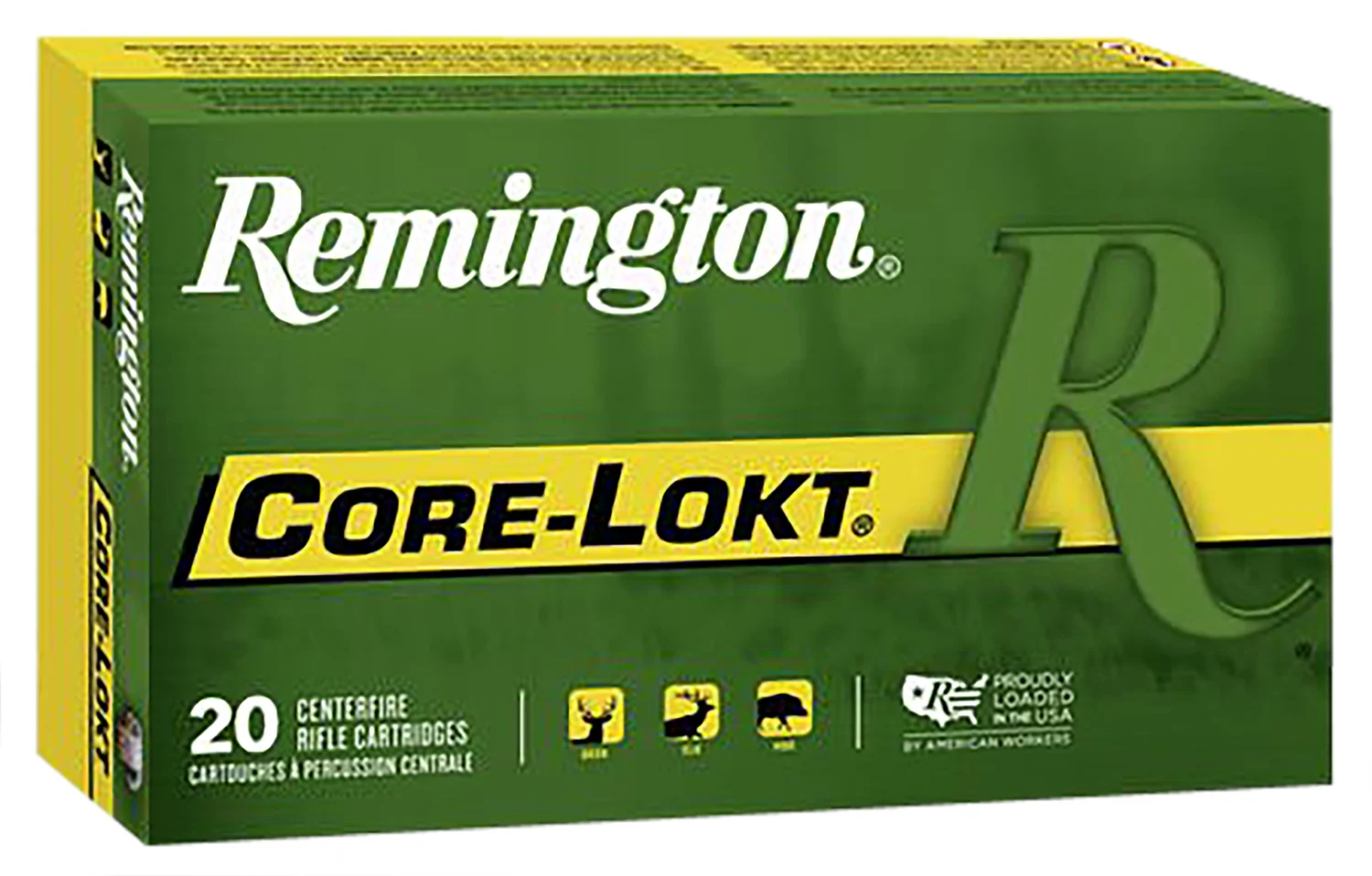 Remington .25-06 Remington 100gr CORE-LOKT Brass – 20rd