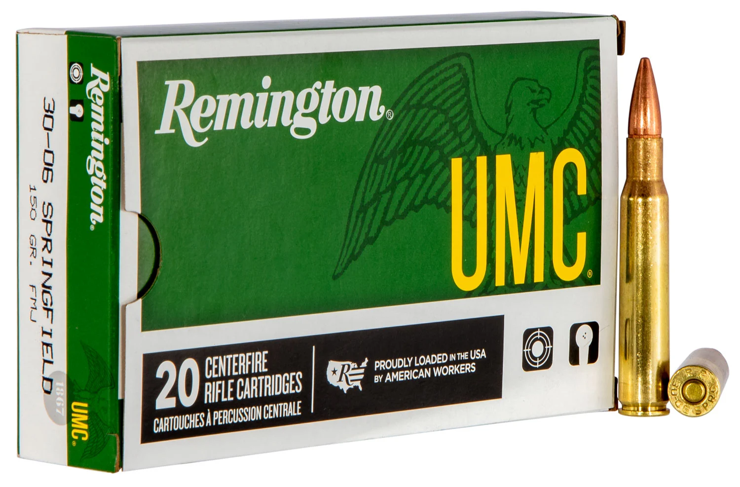 Remington .30-06 Springfield 150gr Brass – 20rd