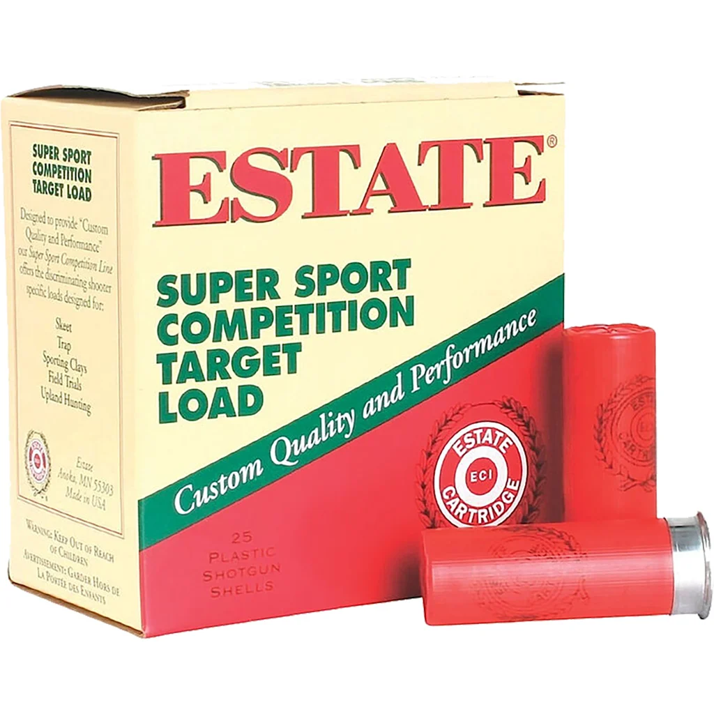 Estate Super Sport Competition Target Load 12 ga. 2.75 in. 2 3/4 Dr. 1 1/8 oz. 7.5 Shot 25 rd