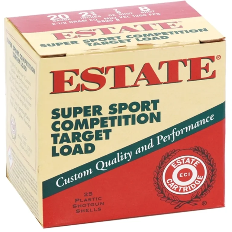 Estate Super Sport Target Load 20 Gauge 2.75 in. 7/8 oz. 8 Shot 25 rd.