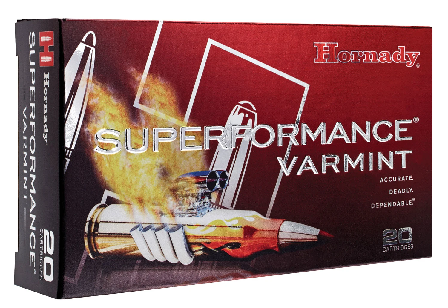 HORNADY 8334 Superformance Varmint 22-250rem 35gr Non Traditional Expanding 20 Per Box/10 Case