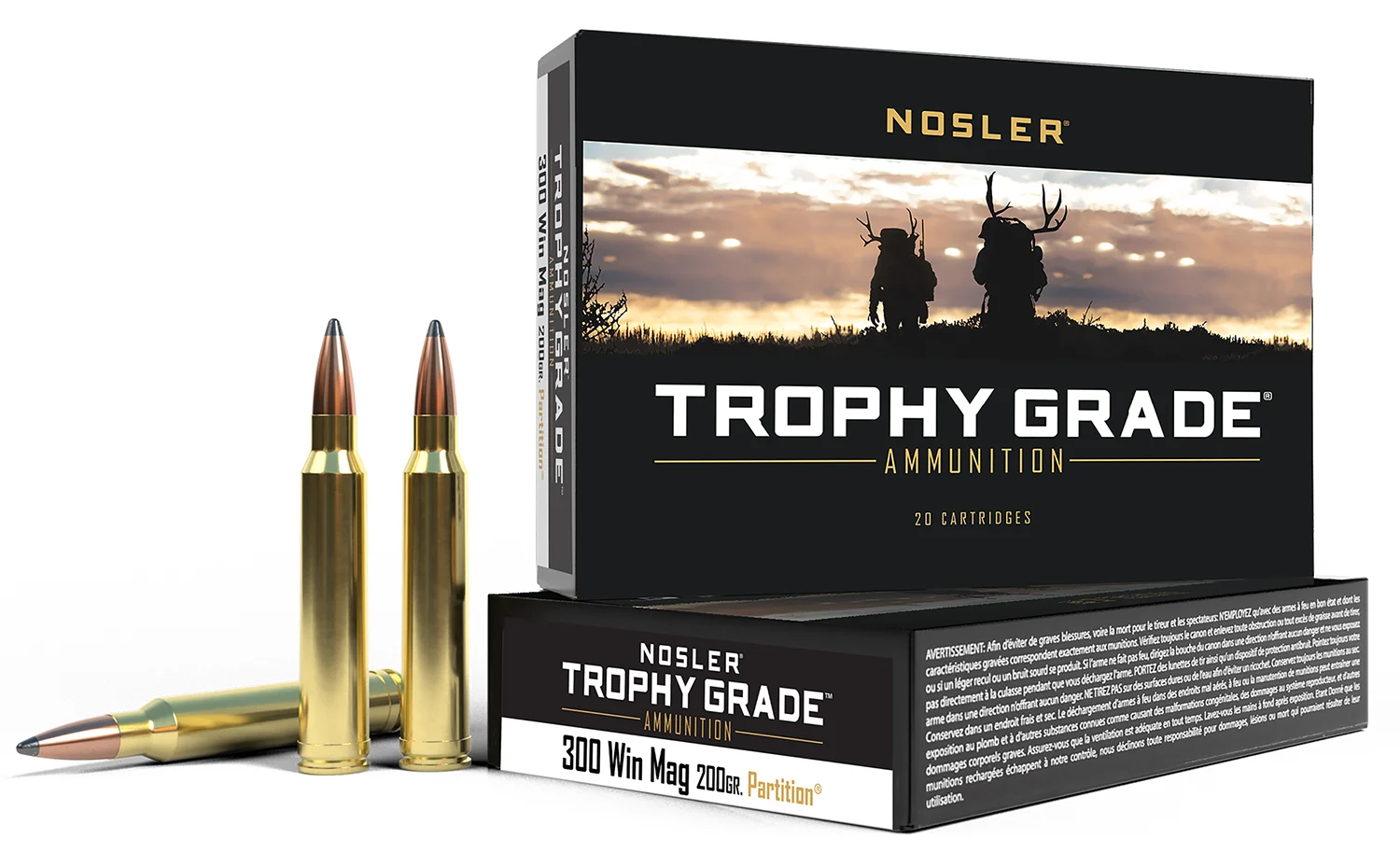 nosler .300 Win Mag 200gr PARTITION – 20rd