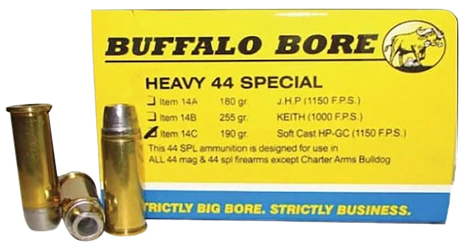 Buffalo-Bore .44 Magnum 190gr Brass – 20rd