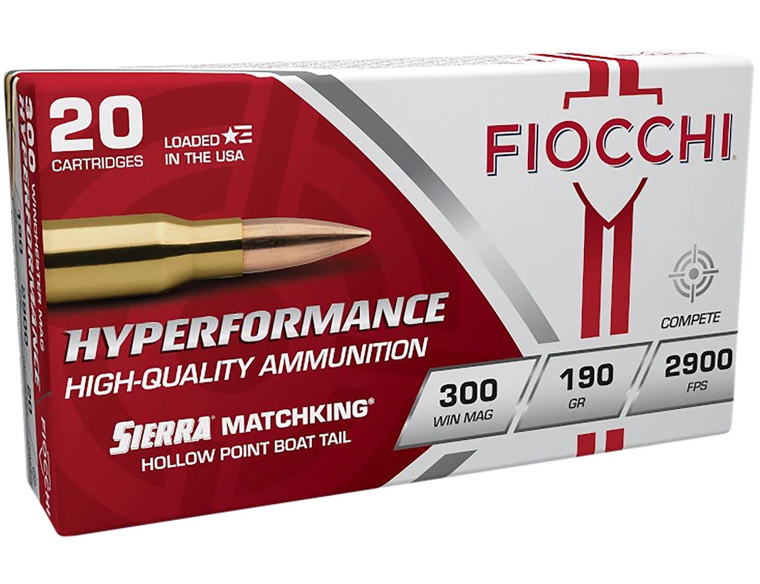 Fiocchi .300 Win Mag 190gr MATCHKING Brass – 20rd