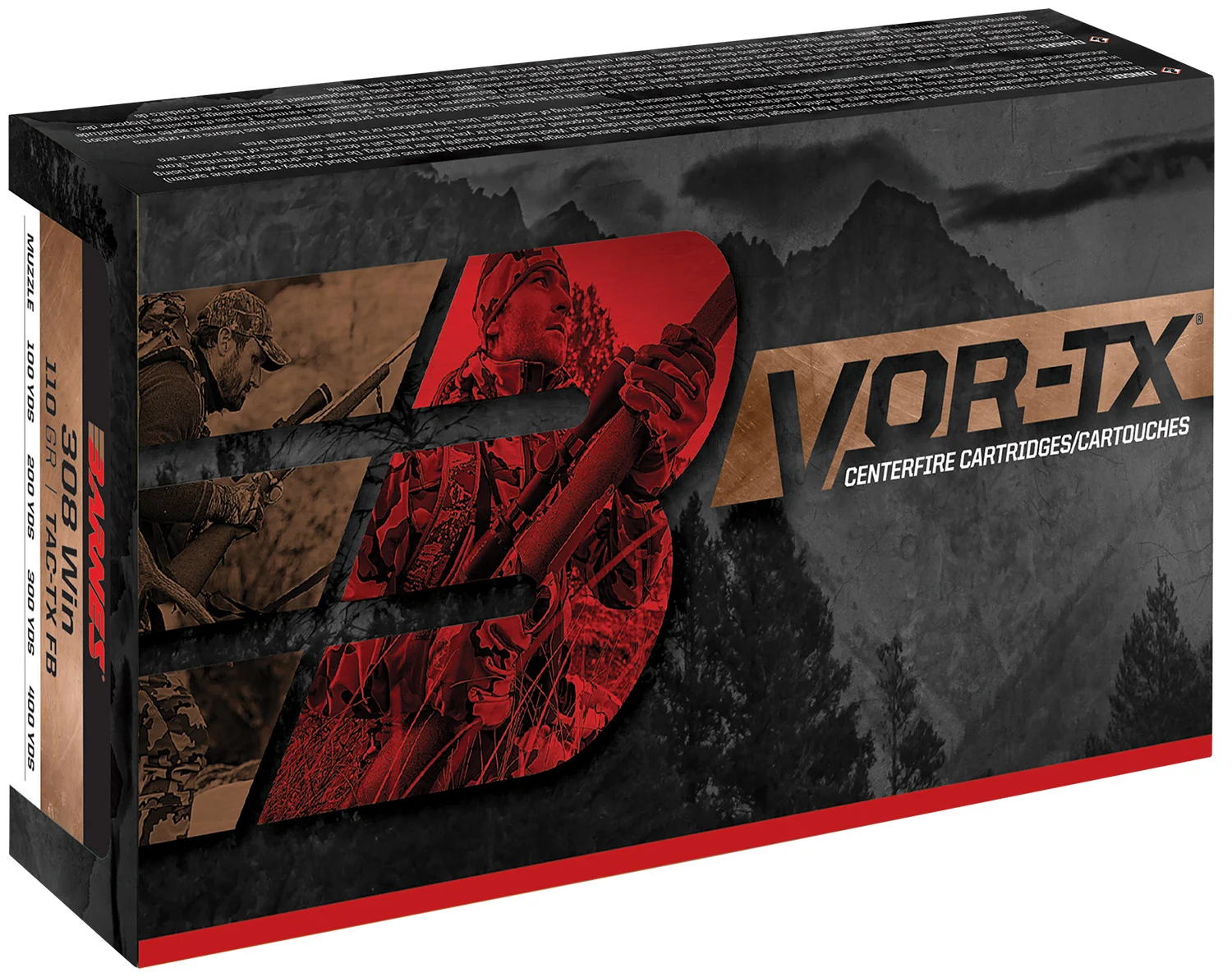 BARNES Bullets 22008 Vor-tx Rifle 22-250rem 50gr BARNES Tsx Flat Base 20 Per Box/10 Case