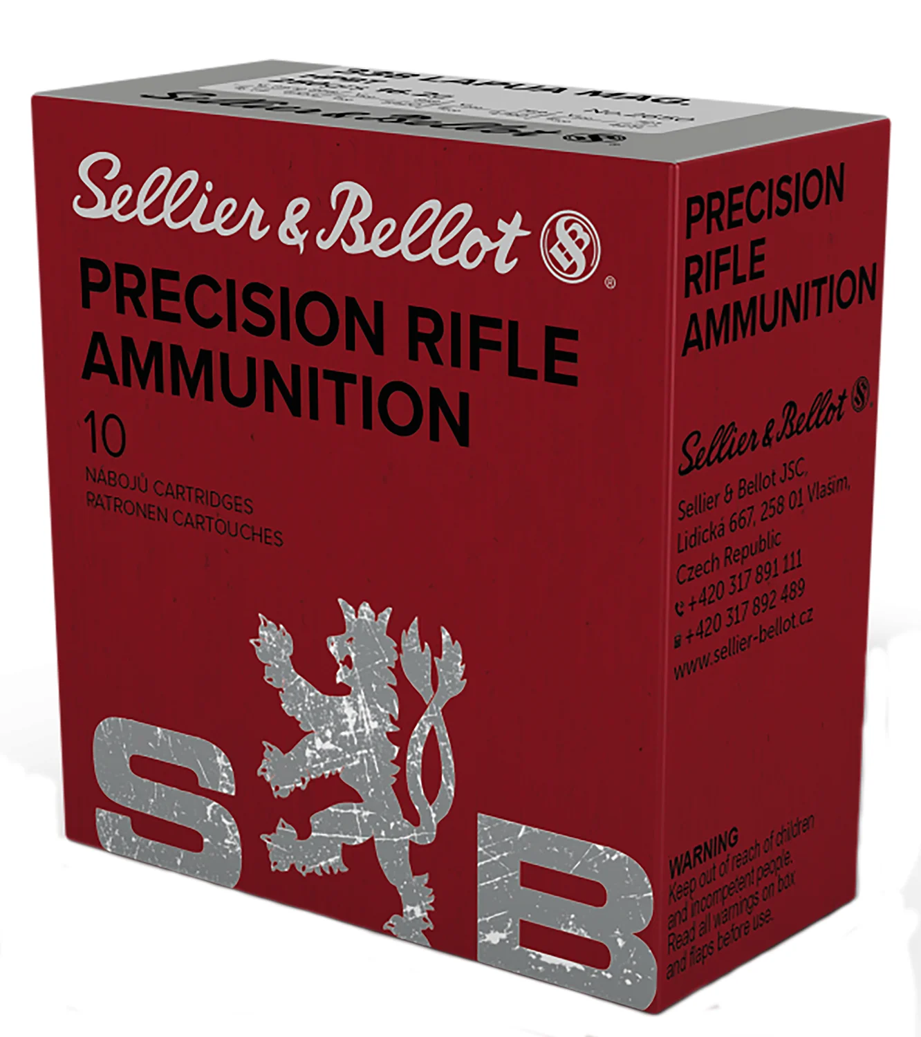 SELLIER & Bellot Sb338lma Rifle 338lapuamag 250gr Hollow Point Boat Tail 10 Per Box/10 Case