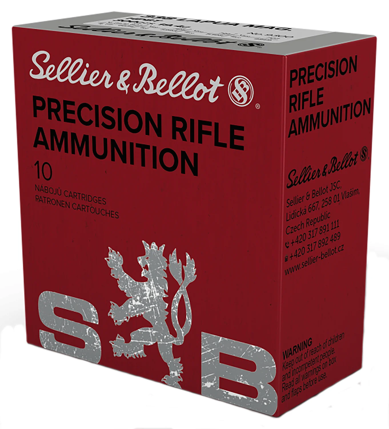 SELLIER & Bellot Sb338lmb Rifle 338lapuamag 300gr Hollow Point Boat Tail 10 Per Box/10 Case