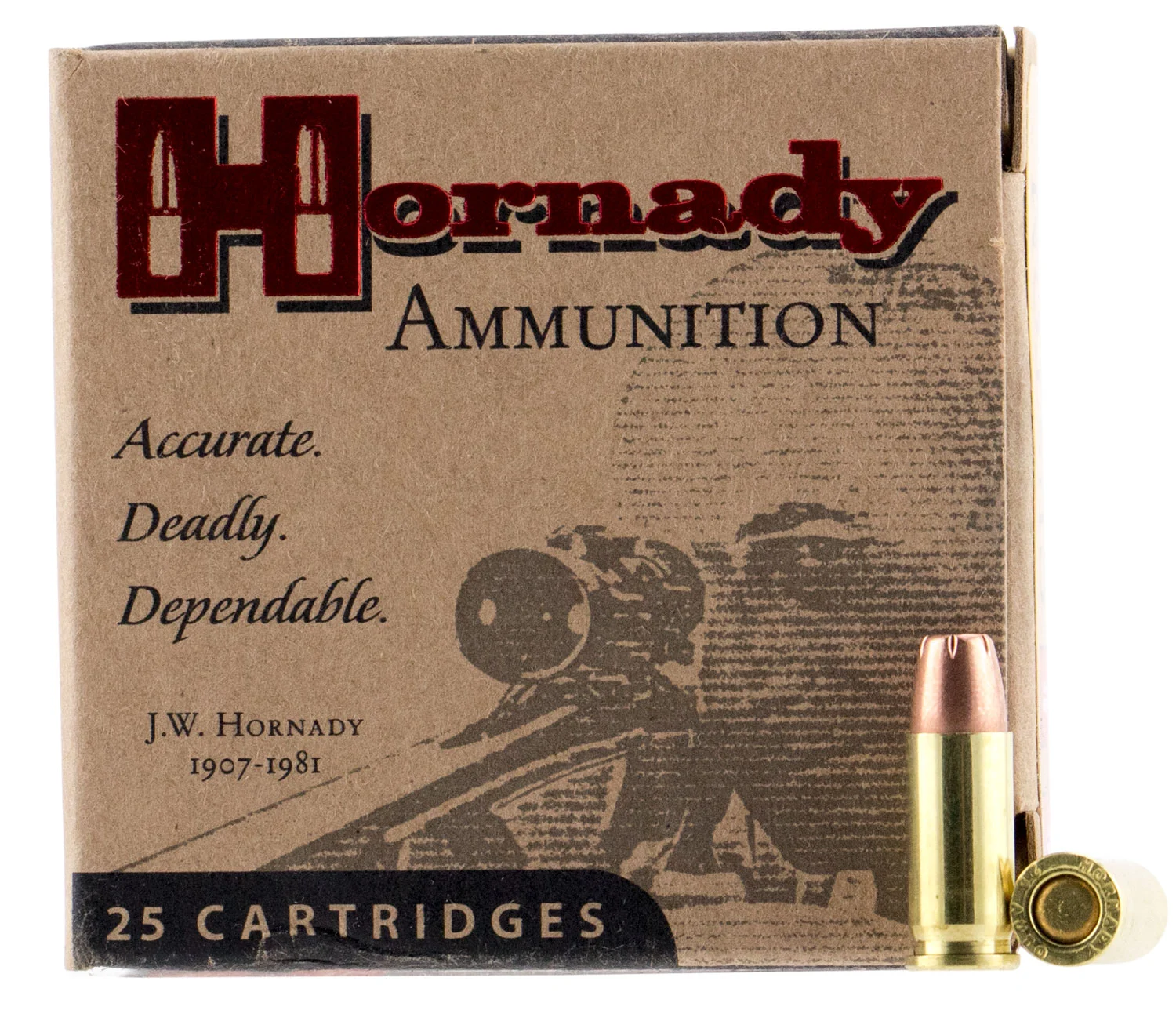 HORNADY 90012 Custom 25acp 35gr HORNADY Xtp Hollow Point 25 Per Box/10 Case