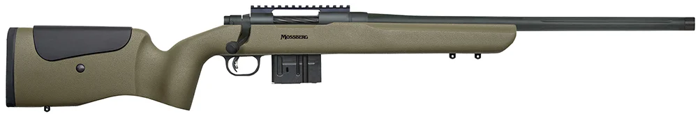 MOSSBERG 27697 Mvp Lr 308 Win,7.62x51mm Nato 20" Threaded Barrel 10+1 Blued Blued Od Green Fixed Benchrest W/adjustable Comb Stock