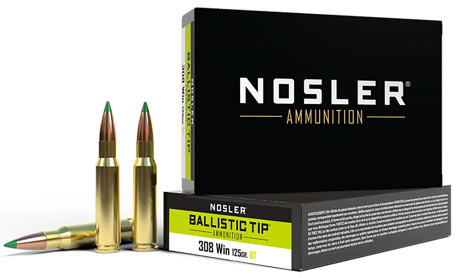 Nosler .308 Winchester 125gr Brass – 20rd