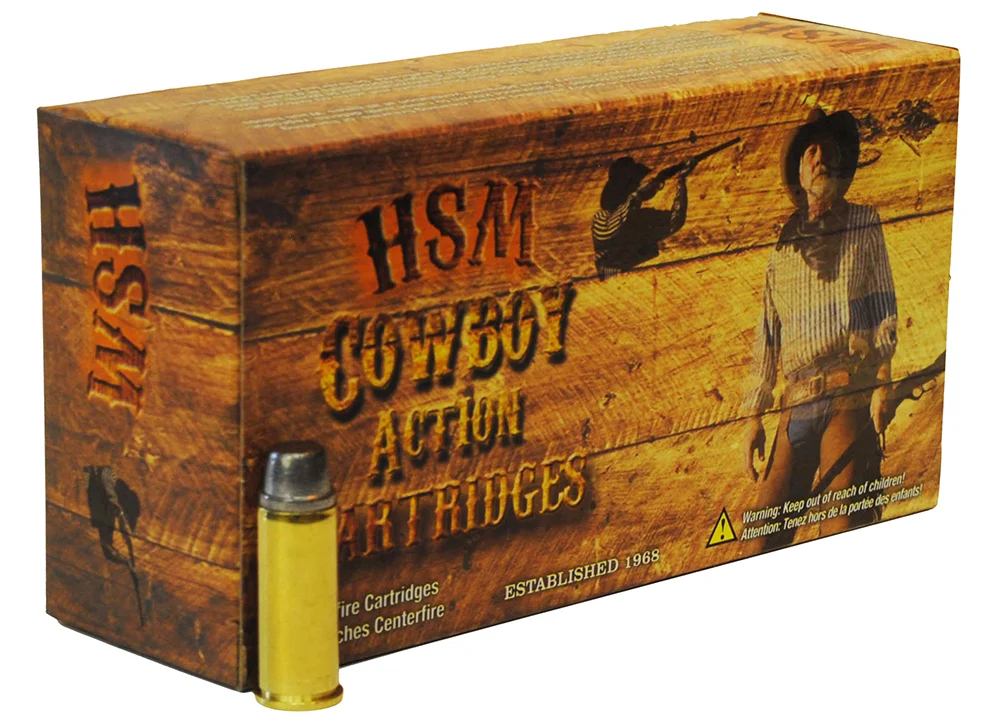 HSM 45702n Cowboy Action 45-70 Gov 405 Gr Round Nose Flat Point 20 Per Box/ 25 Case