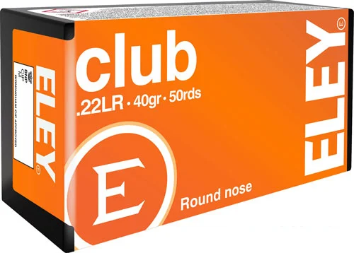 Eley .22 LR 40gr LEAD SOLID – 50rd