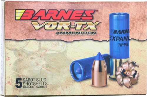 BARNES Vor-tx 12ga 3" 438gr - Expander Tip Slug 5rd 20bx/cs