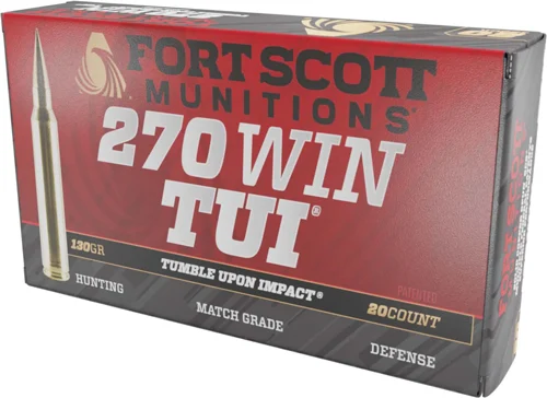 Fort-Scott .270 Winchester 130gr COPPER SOLID – 20rd