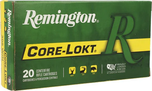 Remington .308 Winchester 180gr CORE-LOKT Brass – 20rd