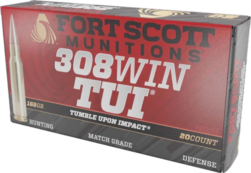 Fort-Scott .308 Winchester 168gr Brass – 20rd