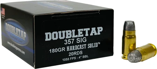 Doubletap .357 SIG 180gr FLAT NOSE – 20rd