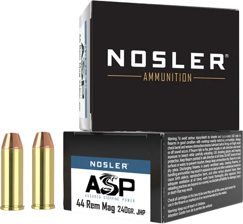 Nosler .44 Magnum 240gr JHP – 20rd