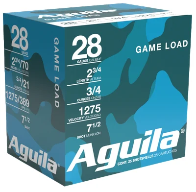 AGU 28ga 1275fps 2.75 3/4oz #7.5 25/20