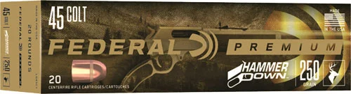 FEDERAL Hammer Down 45 Lc - 250gr Jsp 20rd 10bx/cs