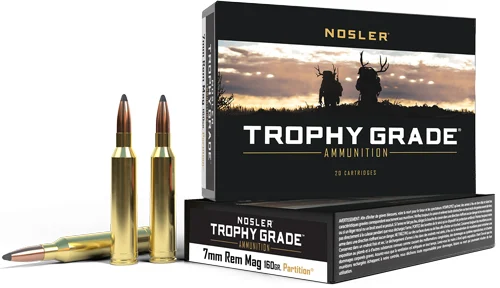 Nosler 7mm Rem Mag 160gr PARTITION – 20rd