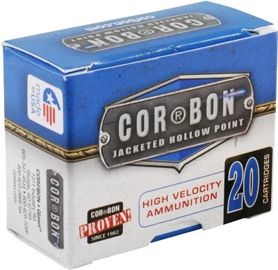 CORBON 9mm Luger +p 90gr Jhp - 20rd 25bx/cs