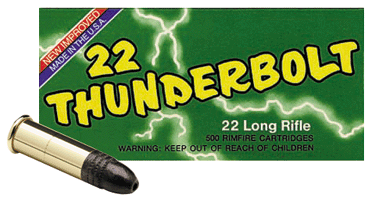REMINGTON THUNDERBOLT 22LR - 40GR LEAD-RN 50RD 100BX/CS