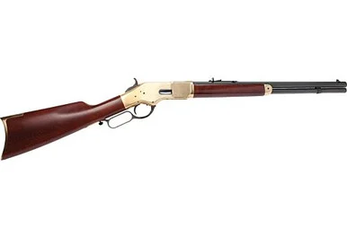 CIMARRON Ca222 1866 Yellowboy Lever Action Sporting Rifle .38 Special 24" Octagon Barrel 12+1 Brass/blued/walnut