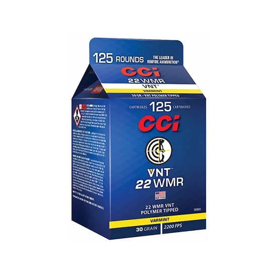 Cci .22 WMR 30gr Brass – 125rd