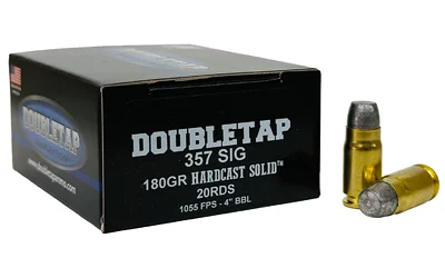 DBLTAP 357sig 180gr Hardcast 20/1000