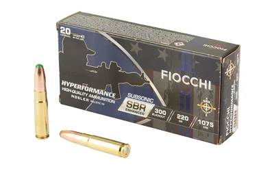 Fiocchi .300 Blackout 220gr Brass – 20rd