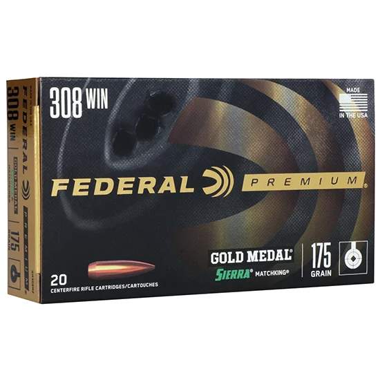 federal .308 Winchester 175gr BTHP – 20rd