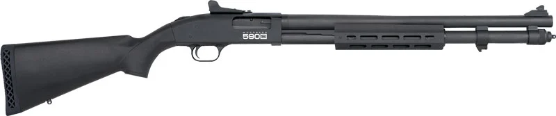 MOSSBERG 590s 12ga 20" 9rd - 1.75"-3" M-lok Blued/syn