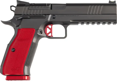 CZ DAN WESSON DWX 9MM OR 5" - RAIL 10-SHOT BLACK DUTY FINISH