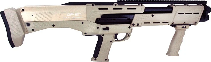 DP-12 12 Ga Double Barrel Pump - Shotgun 16 Rds Tan