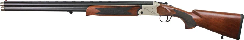 IVER Johnson 600lw O/u 12ga 3" - 30"vr Silver Black Walnut