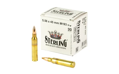 STERLING 5.56 M193 55gr Fmj 30/1500