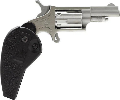 NAA MINI-REVOLVER 22LR 1-5/8" - S/S MATTE W/ HOLSTER GRIP