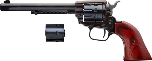 HERITAGE 22LR/WMR COMBO 6.5" - BLUED COCOBOLO GRIPS 9-SHOT