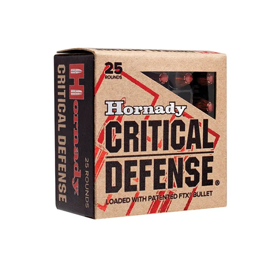 hornady .380 ACP 90gr CRITICAL DEFENSE – 25rd
