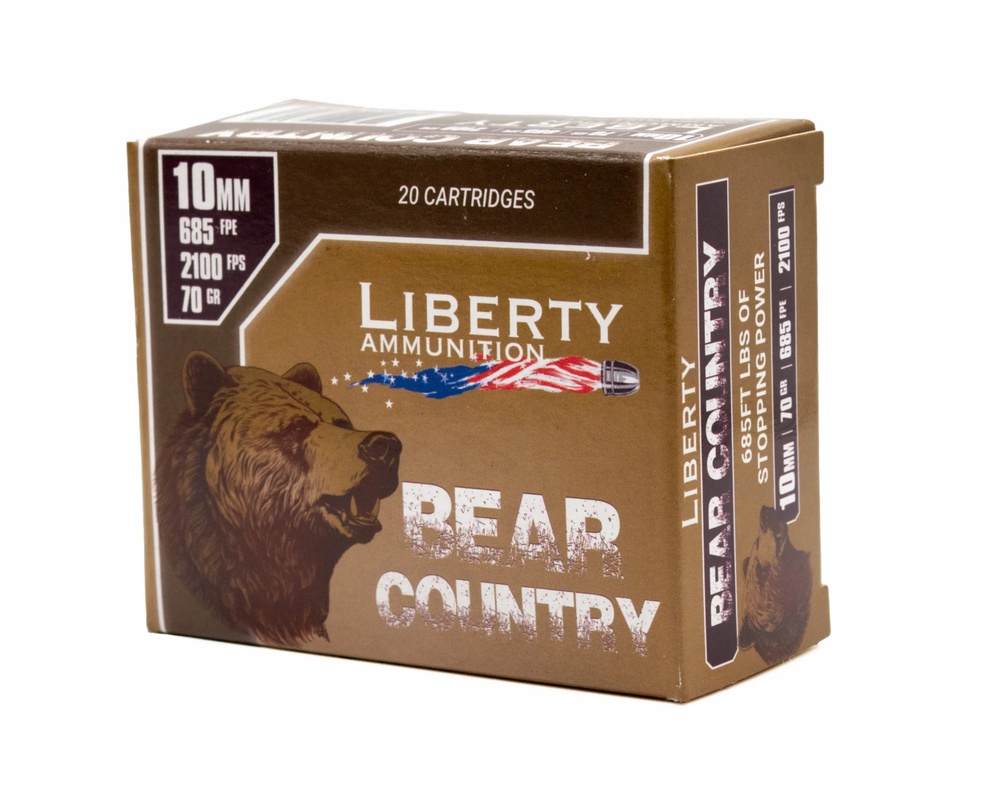 liberty 10mm Auto 70gr – 20rd