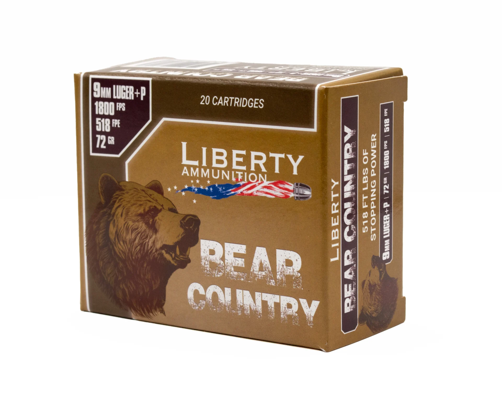 Liberty 9mm Luger 72gr – 20rd