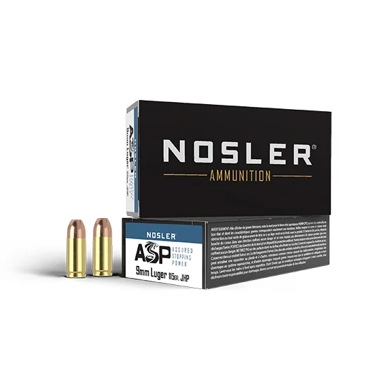 nosler 9mm Luger 115gr JHP – 50rd