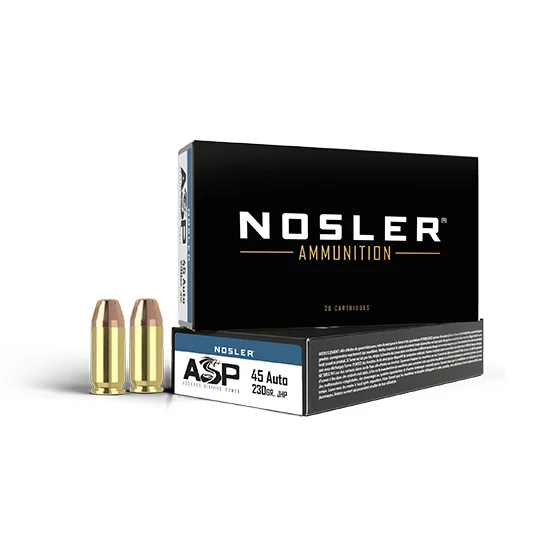 NOS AMMO 45ACP 230GR JHP ASP 50/10