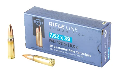 PPU 7.62x39 Fmj 123gr 20/1000