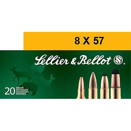 SB 8x57jr Ammo 196gr Sp S/o 20/20