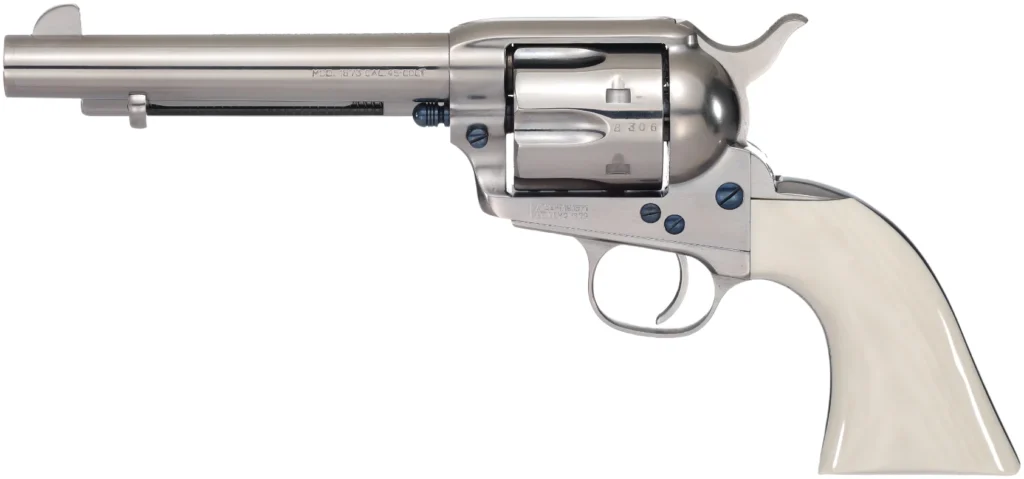 TF UBERTI 1873 NICKEL FI IVORY GRIP 5.5 .45LC