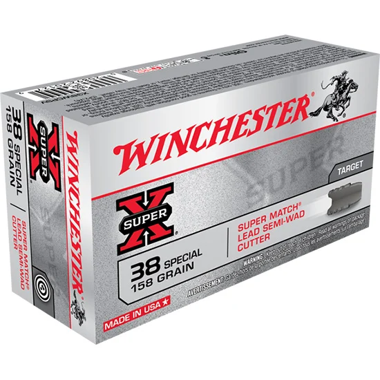 winchester .38 Special 158gr SWC – 50rd